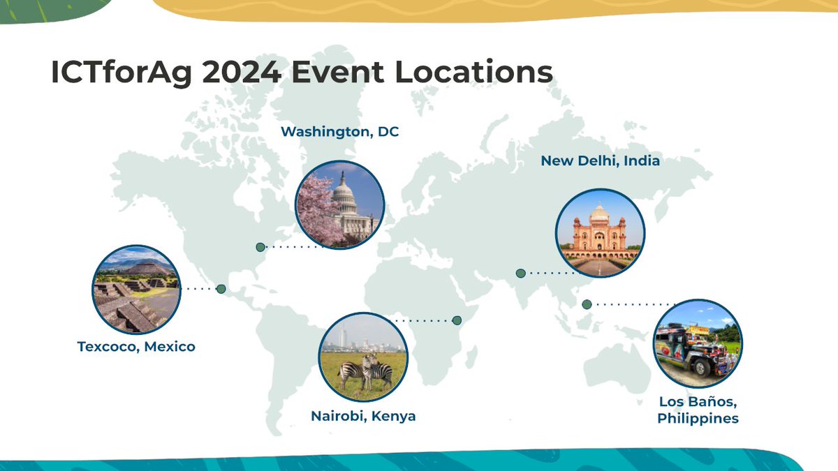 📢 Last chance to secure your spot at #ICTforAg 2024! In-person registration CLOSES TONIGHT! Join us from May 28-30th in one of our 5 vibrant locations 🌎🌍🌏 REGISTER NOW: ictforag.com/events/ictfora…