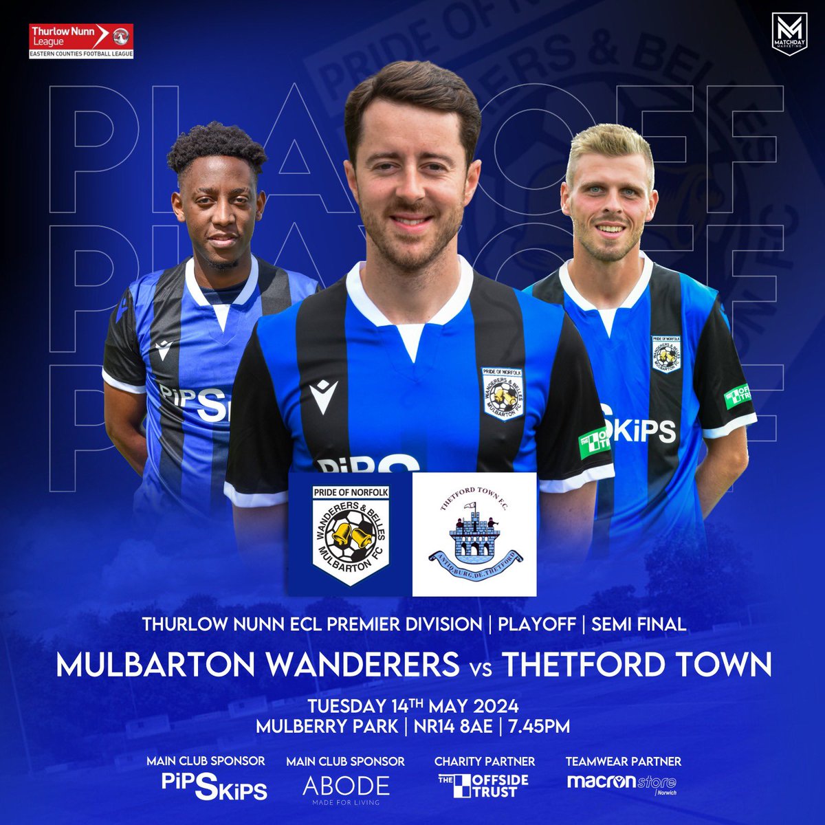 Mulbarton FC (Menโs) (@mulbartonfc) on Twitter photo ๐๐จ๐๐ฅ๐๐ก๐ง๐๐ your ticket for the much anticipated playoff SF vs <a href="/ThetfordTownFC/">Thetford Town FC</a> on Tuesday.
Purchase tickets online ๐ก๐ข๐ช - there will be a ๐ญ๐ช๐ฎ๐ช๐ต๐ฆ๐ฅ ๐ฏ๐ถ๐ฎ๐ฃ๐ฆ๐ณ available to purchase on the gate.
โ
ยฃ8 adult
โ
ยฃ6 concession
โ
ยฃ2 u17s
mulbartonfc.co.uk/news/playoff-sโฆ ๐๐จ๐๐ฅ๐๐ก๐ง๐๐ your ticket for the much anticipated playoff SF vs <a href="/ThetfordTownFC/">Thetford Town FC</a> on Tuesday.
Purchase tickets online ๐ก๐ข๐ช - there will be a ๐ญ๐ช๐ฎ๐ช๐ต๐ฆ๐ฅ ๐ฏ๐ถ๐ฎ๐ฃ๐ฆ๐ณ available to purchase on the gate.
โ
ยฃ8 adult
โ
ยฃ6 concession
โ
ยฃ2 u17s
mulbartonfc.co.uk/news/playoff-sโฆ