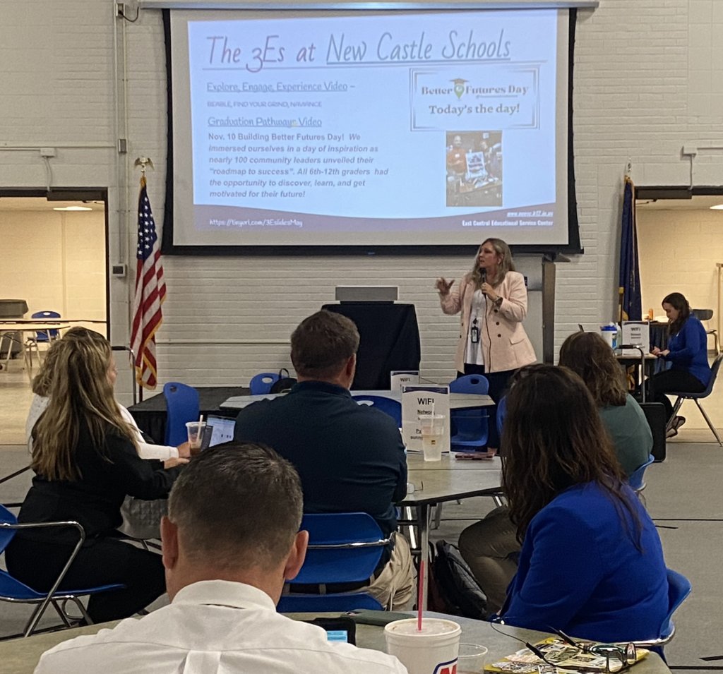 This week, we hosted our 3E celebration. Events featured student-led tours at Eastern Hancock. It was amazing to see the district embracing the 3Es to prepare students for successful futures. Additionally, grant partners got their first look at the Sunnyside Education Center!