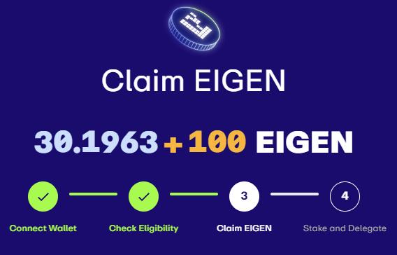 Eigenlayer Airdrop claim is now live🪂 ⚡️Claim Here: claims.eigenfoundation.org CA - 0xec53bF9167f50cDEB3Ae105f56099aaaB9061F83 📍Tokens are locked and will be unlocked on september #Eigenlayer #Airdrop