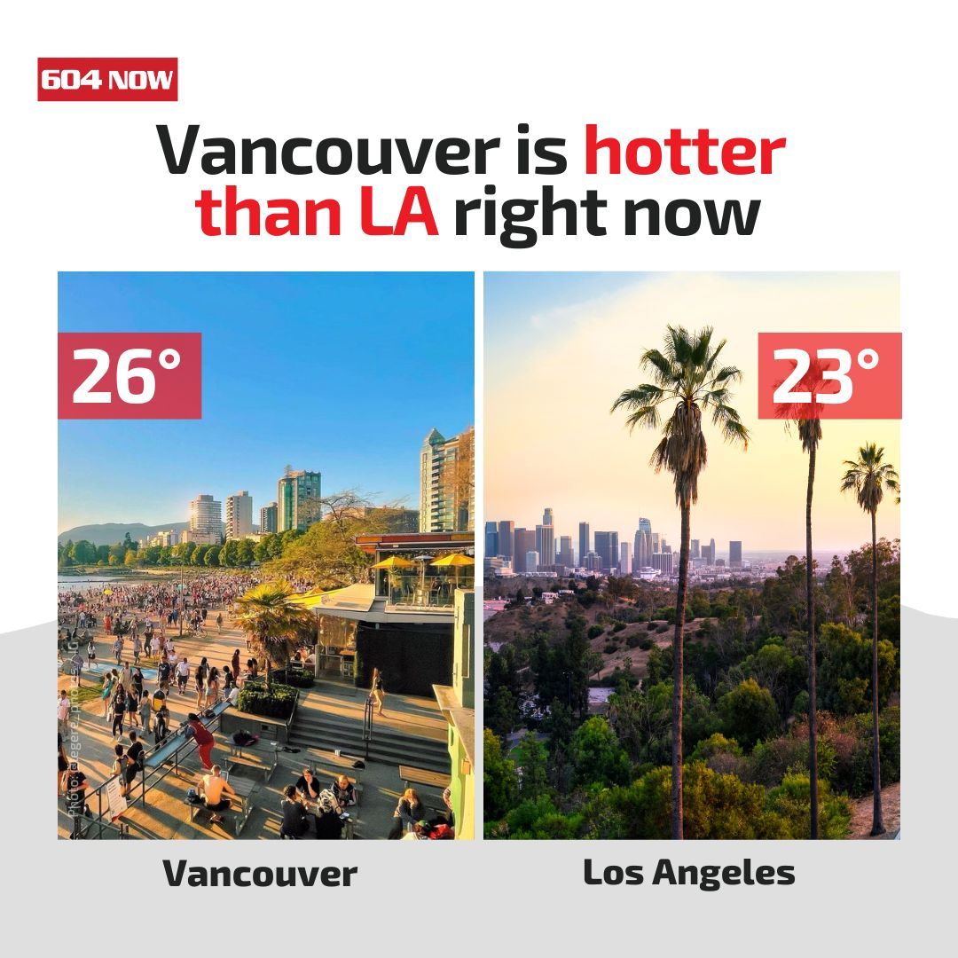 Let's revel in this glorious #Vancouver heat and sunshine! 😎 ☀️