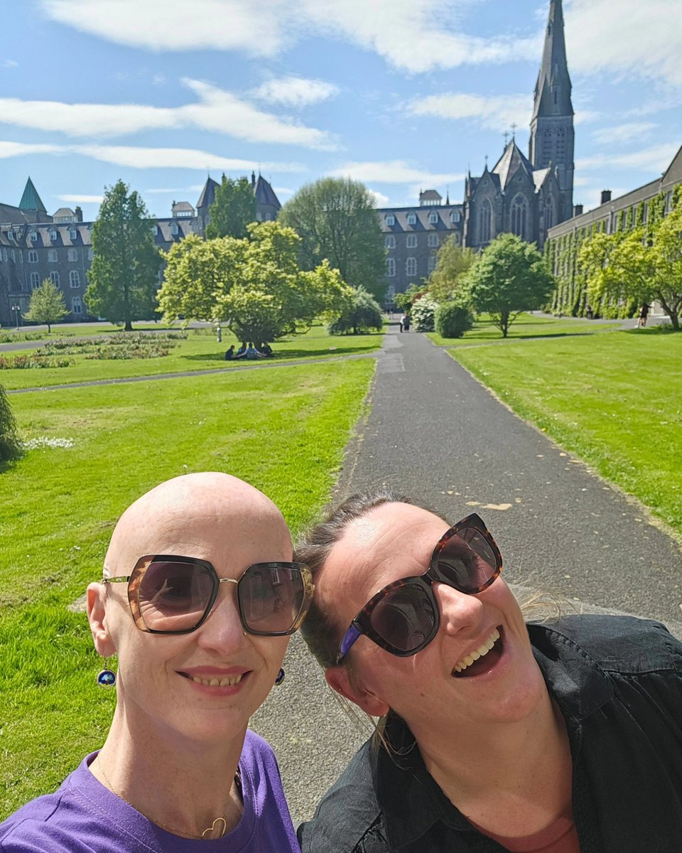 Prepping for the #QueerReligion Exhibition in @MaynoothUni #ArtsAndMindsFestival tomorrow with the legend FranMarshallPhoto. We had the craic 🤣 Such an incredible exhibition, go see it if you can or (better again), come for the panel discussion tomorrow! 😍❤️