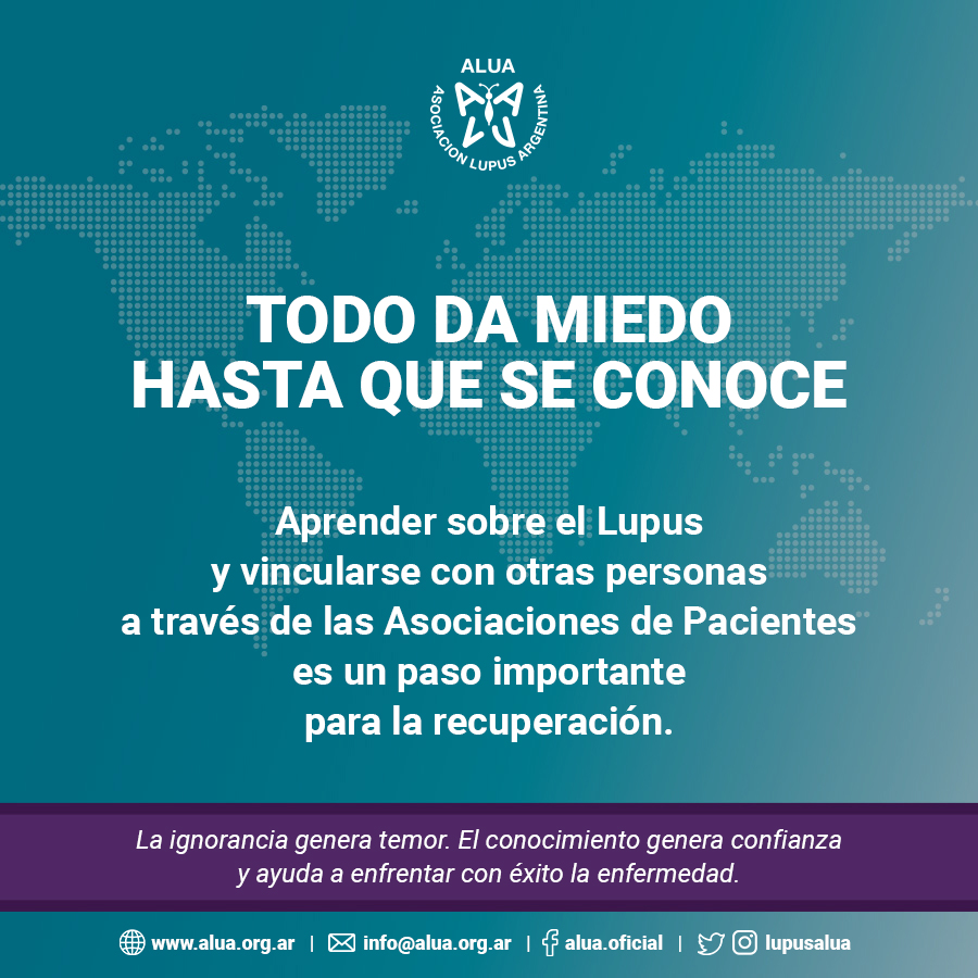 #DiaMundialDelLupus #WorldLupusDay No pensemos que nuestro caso no tiene esperanza. El tratamiento del lupus es cada día más auspicioso y en la mayoría de los casos el lupus puede ser controlado. Nuestro rol proactivo como personas afectadas por la enfermedad es esencial.