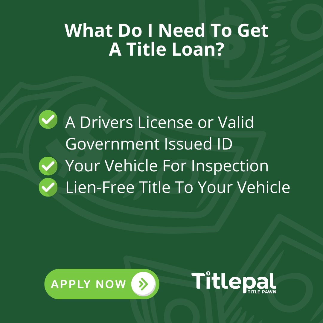At TitlePal, we make the process straightforward, so you can get the cash you deserve with ease. Ready to take the next step? Apply now and experience the convenience of our title loan services: app.titlepal.com/register

#TilePal #TitlePawn #Loan #CobbCounty #AutoPawn