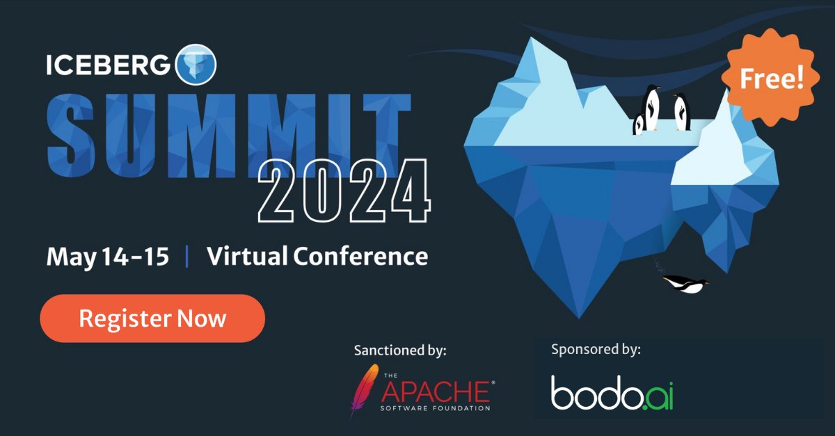 🚀Exciting News! 🚀 One of our own software engineer Nick Riasanovsky, will be speaking at Iceberg Summit next week! 
Join him at 12:15 PM (PDT) as he discusses leveraging Iceberg Puffin files to accelerate queries. Save your seat now: iceberg-summit.org