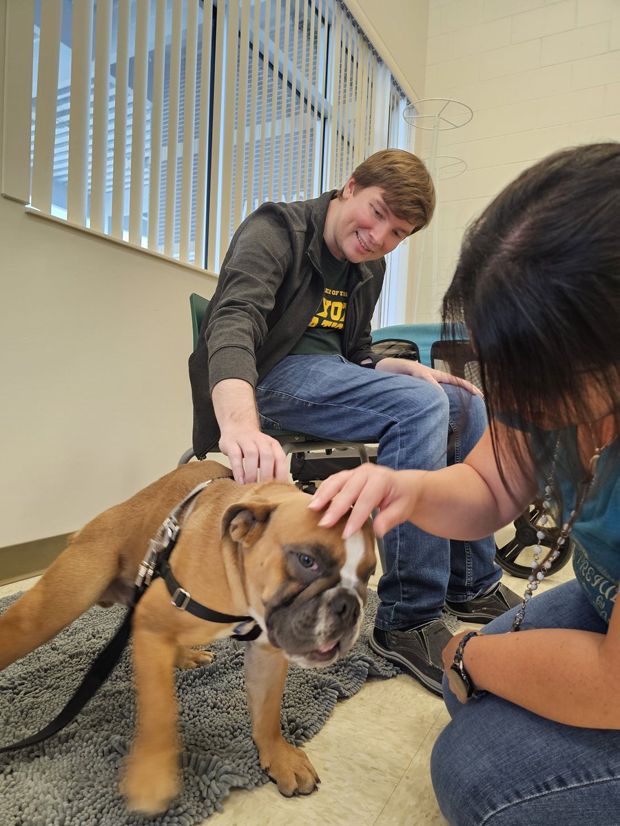 TheCoyoteWay's tweet photo. It's Puppy Day at The Creek! Happy de-stress day for our staff! Thank you to Suncoast Animal League for the visit! https://t.co/hX1QKhnuqi