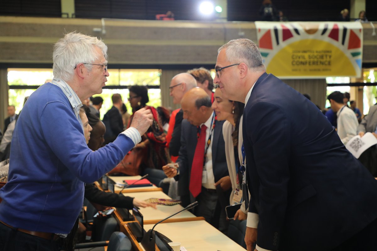 Happy to see so many @UN reps involved at the #UNCSC2024, which is a strong indication of the importance of #CSO involvement. I emphasized that by amplifying the voices of civil society & local communities across the🌏, we empower individuals & foster more inclusive governance.