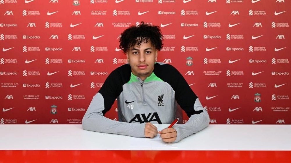 Congratulations to Kaide Gordon on signing a new long-term contract with Liverpool 👊 🔥