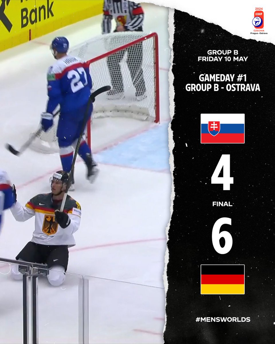 That was a tight one 😅 Read more here ⬇️ 🔗iihf.com/en/events/2024… #MensWorlds