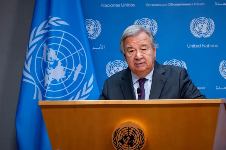 Secretario General de la ONU, António Guterres: “El número de civiles asesinados en Gaza no tiene precedentes y supera el número de muertos en Ucrania en dos años”.