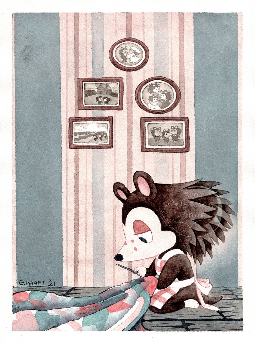 GraceKraft's tweet photo. “Memories can be sad, but sometimes they can also save you…”
An older piece of mine, now available as a print in my shop!
🍃https://t.co/OCxACfWj80🍃
#AnimalCrossing #どうぶつの森 #SableAble #furry #furryart https://t.co/YicddlSgQx
