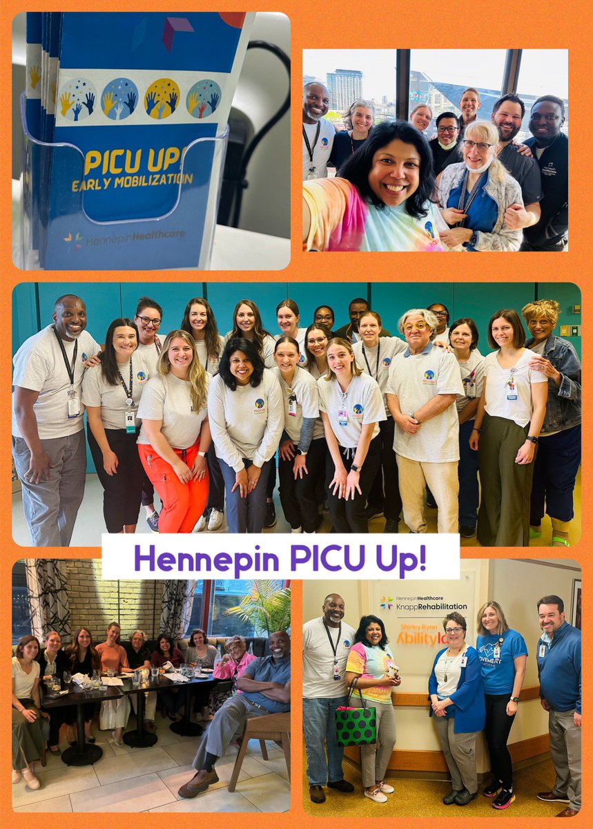 Site Visit 8 of 10 for our @NICHD_NIH funded @picu_up trial= ✅ 🎉 😮

This #WorldPICUDay & on 10th Anniversary year of @PICU_Up, I thank @HennepinHC #PedsICU & ALL the #PedsICU across 🌎 who have gone all in to create a culture of #IllnessDoesntMeanStillness.

#WPAW24 #ICUrehab