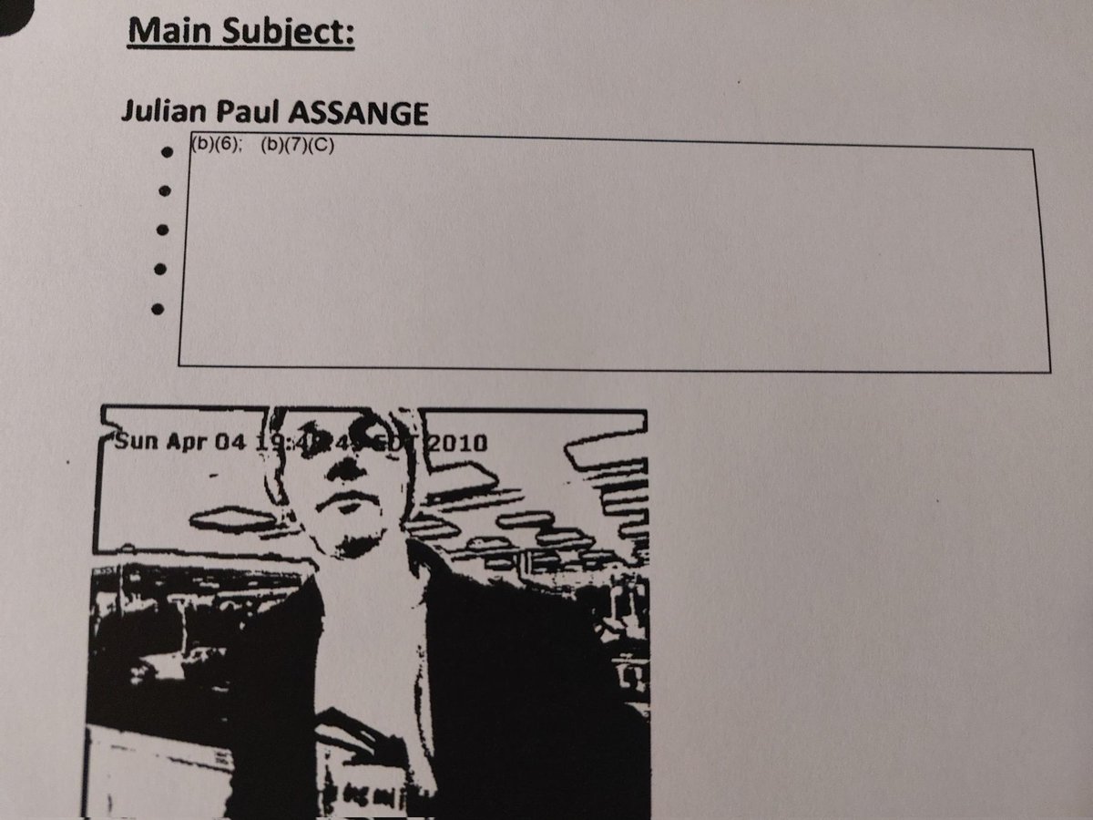 US authorities just answered to my US #FOIA: they hold 142,000 documents on Julian #Assange and @WikiLeaks dated 2017-2022. Note: took 4 years just to get a few thousands completely redacted like this