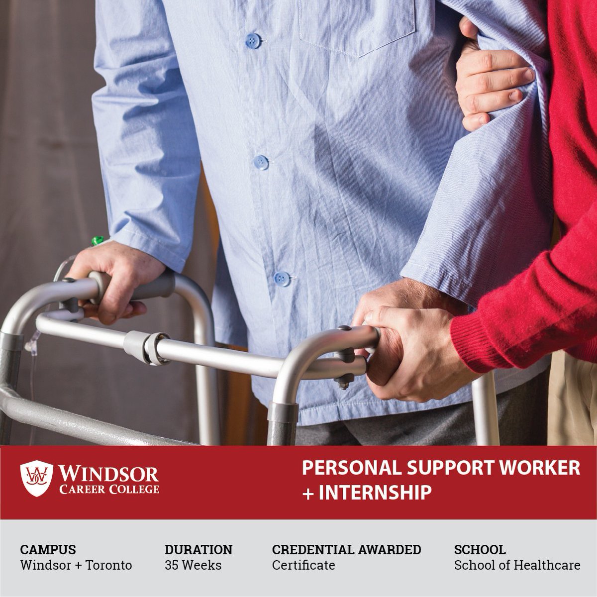 Thinking of becoming a Personal Support Worker? We've got a program that will get you ready for this high-demand job in 35 weeks! Not bad for a total career change, right? #investinyourself #yourtimeisnow bit.ly/1UiKaO2