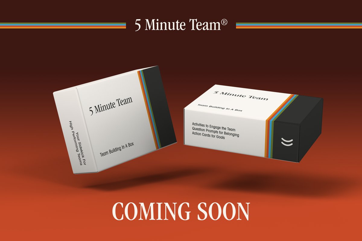 Testing out our new team building tool, the 5 Minute Team

Made of 
1. Talk Cards - have more meaningful conversations 
2. Activity Cards - 5-min team building activities with few resources 
3. Outcome Cards - For achieving a goal with your team
