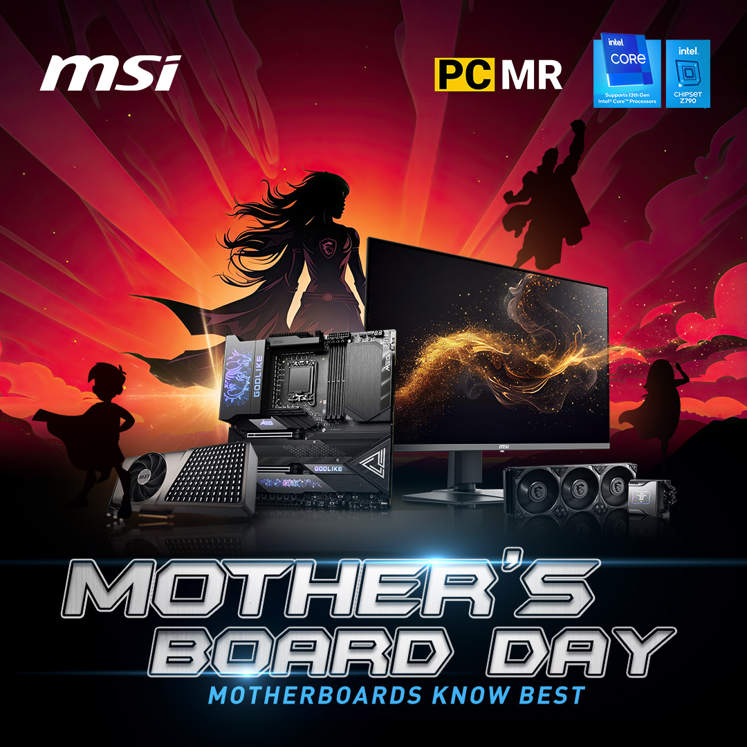 Happy soon-to-be Mother's Board Day! To celebrate all the motherboards out there, we are hosting a MASSIVE giveaway to give back to the community! 🙌

To enter, follow the instructions at the 🔗: msi.gm/SDE8116D

#MSI #MSIGaming #MSImbd #PC #HappyMothersDay