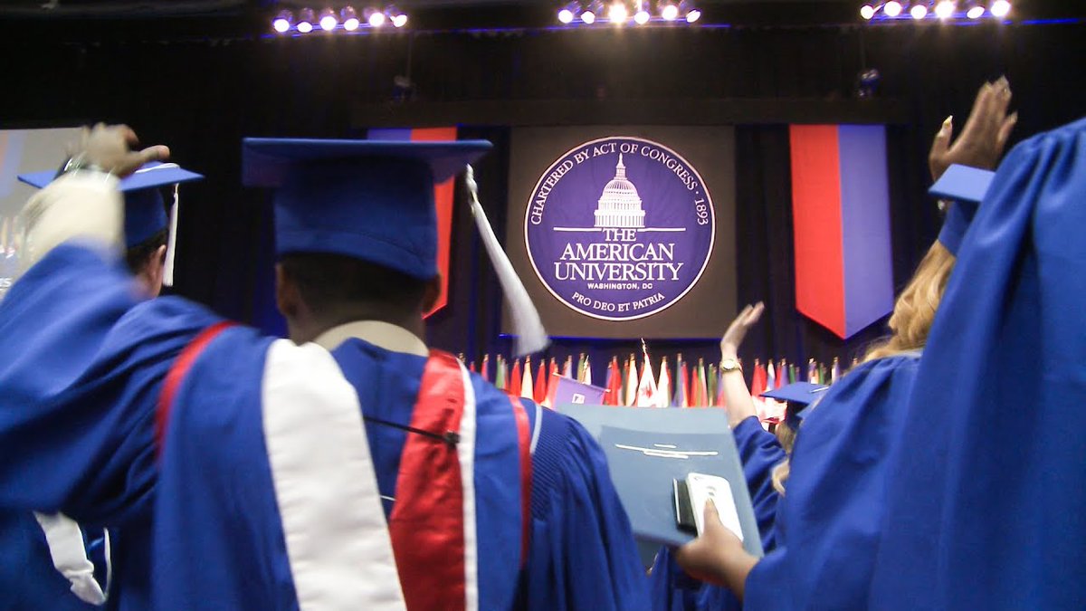 The Spring 2024 Commencement ceremony to celebrate @AU_SPA begins at 1:30 p.m. View the livestream at american.edu/commencement/l… #2024AUGrad