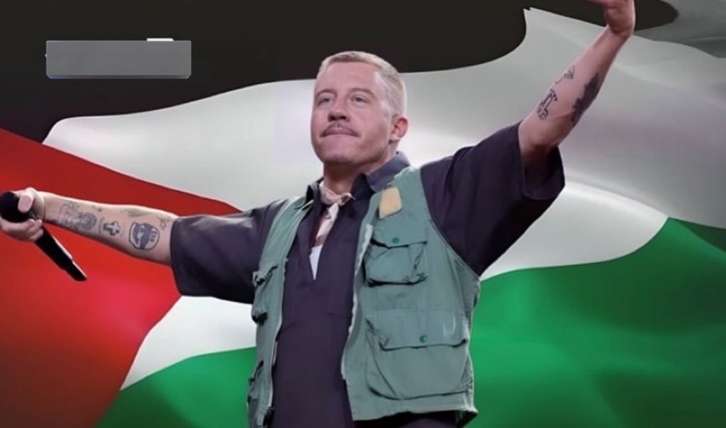 Macklemore, first rapper and celebrity to be donate all proceeds from pro Palestinian song 'Hind's Hall' to UNRWA for humanitarian aid in Gaza. While other celebrities are afraid to speak up for Gaza to protect their interests.
