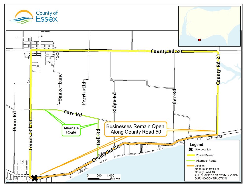 County Road 50 Construction Update  windsorite.ca/2024/05/county…  #YQG