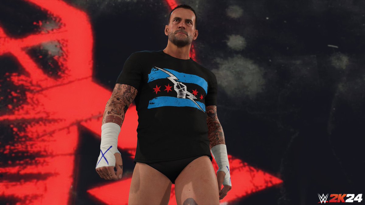 CM Punk in WWE 2K24 🔥🔥 Credit: @TheSDHotel