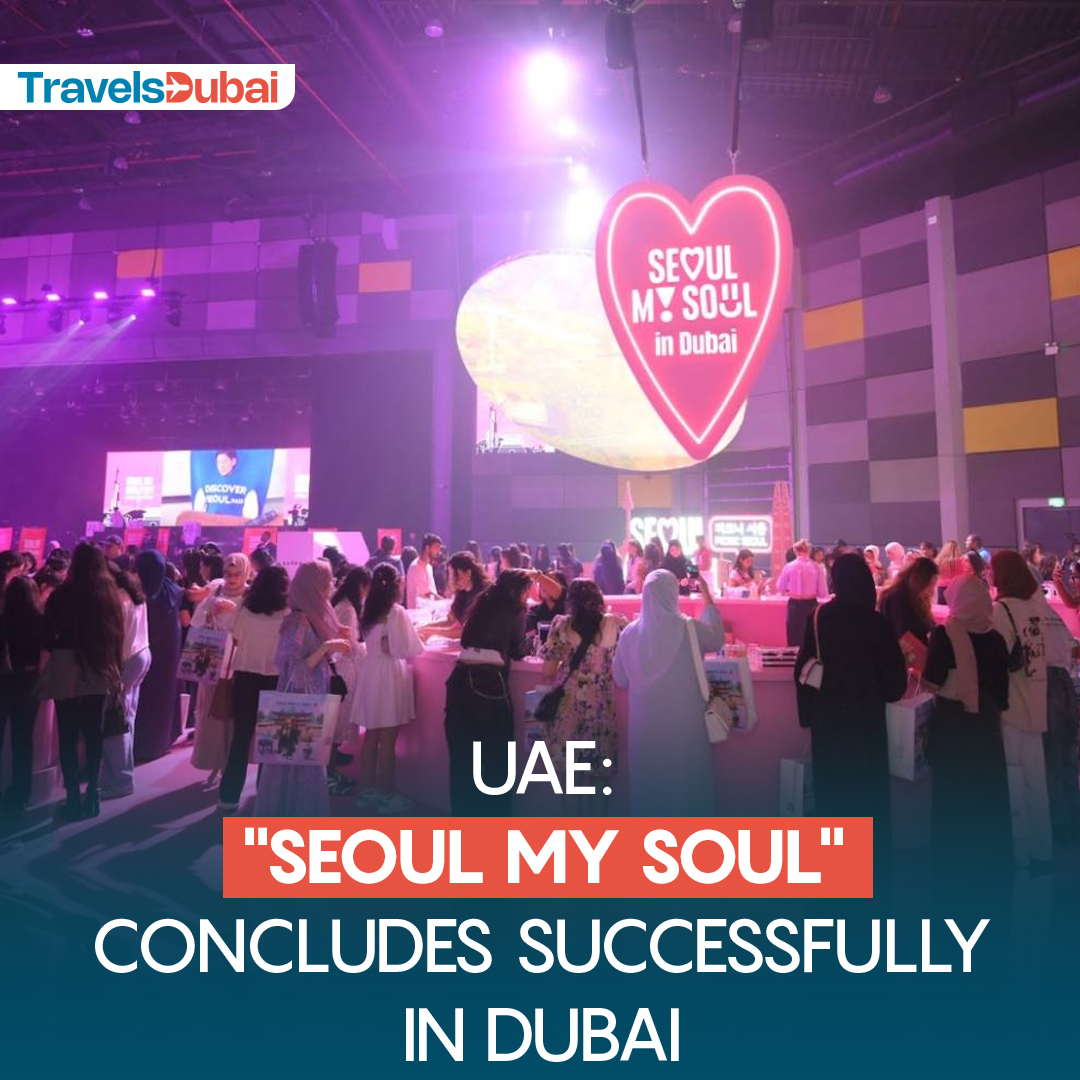 The Seoul Metropolitan Government and Seoul Tourism Organization held a promotional event titled 'Seoul My Soul,' in Dubai

#uae #duabi #SeoulMetropolitanGovernment #SeoulMySoul #travelsdubai

ReadMore: travelsdubai.com/.../seoul-vibe…...