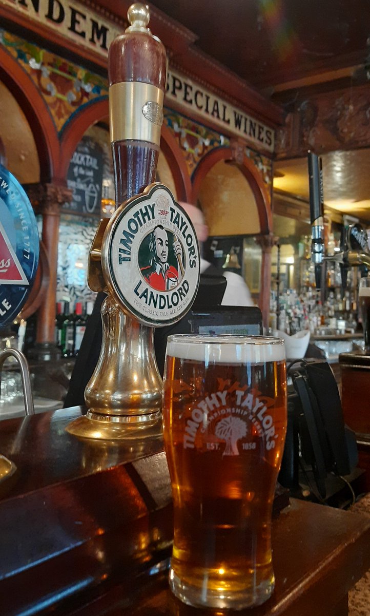 Going for one of the best award winners, @CAMRA_Official award winners of all times @TimothyTaylors brewery. The @CrownBarBelfast is one of the best servers I know. I am just talking about central London and West Riding in the years as a fully active CAMRA exec.
