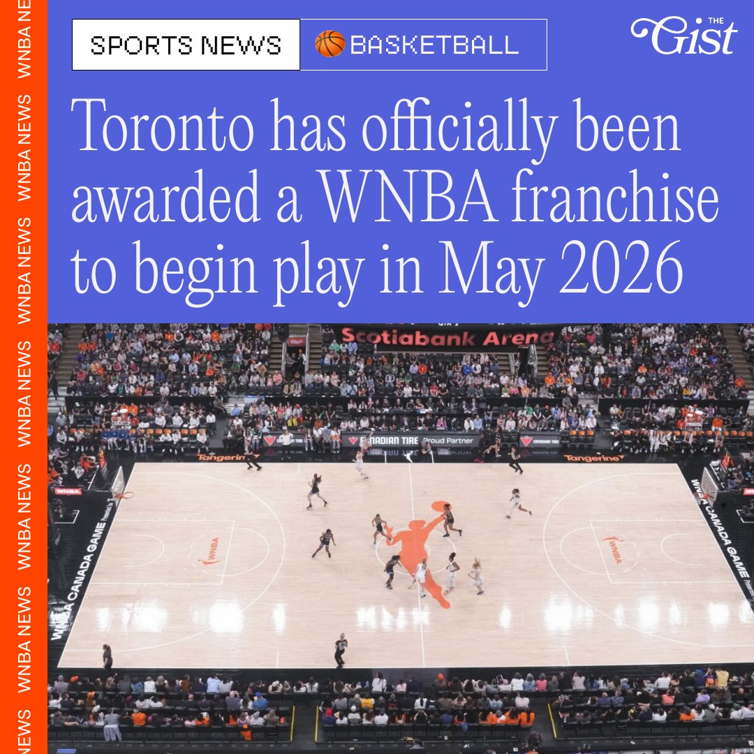 WOMEN'S PROFESSIONAL BASKETBALL IS COMING TO TORONTO! 🤯🔥⁣  

As first released by <a href="/CBC/">CBC</a>, Kilmer Sports Inc., headed by Toronto billionaire Larry Tanenbaum, has been granted an expansion franchise with the <a href="/WNBA/">WNBA</a>. 🏀

They will become the 14th franchise in the league! ⁣
