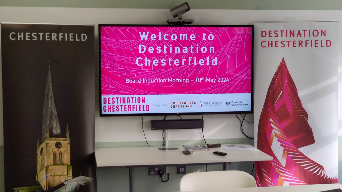 This morning we have been meeting with our new Destination Chesterfield Board Members.

We look forward to working with them to drive forward the Destination Chesterfield Partnership to raise the profile of Chesterfield.

#LoveChesterfield #ChesterfieldChampions