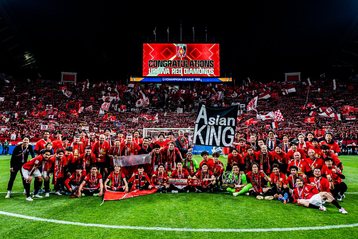 REDSOFFICIAL's tweet photo. We are CHAMPIONS🏆🏆

#ACL2022 ＆ #AFCWomensClub

#WeareREDS
#urawareds #浦和レッズ #三菱重工浦和レッズレディース https://t.co/YsYXXbLPzw