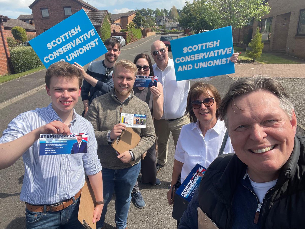 It's a wonderful day in Forfar as usual, closing off a busy week speaking to local residents. More Angus and Perthshire Glens electors are realising how close the race is, and are backing me to beat the SNP.