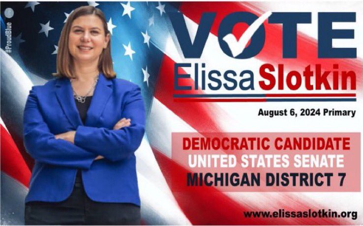 #DemsUnited #ProudBlue #Fresh With Republican attacks on Women becoming more and more alarming, it’s wonderful to see Reproductive Freedom for All just endorsed ELISSA SLOTKIN for US Senate in the great State of Michigan. We need Senators like @ElissaSlotkin who will stand up…