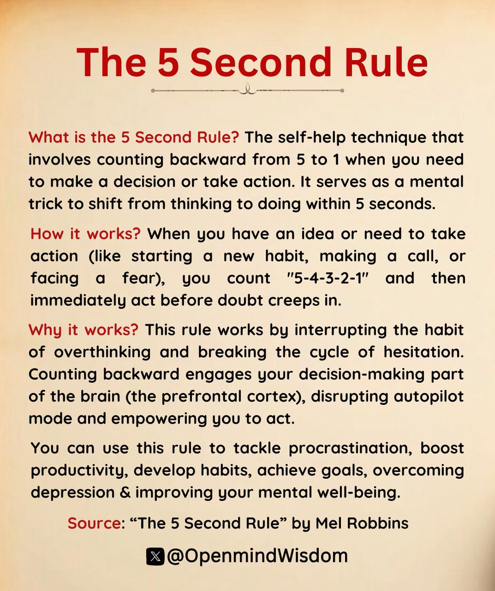 The 5 Second Rule: