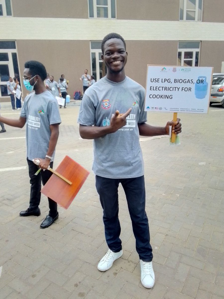 #AQAW2024 creating awareness on air quality. Ensuring Accra breathes right @GHAir
