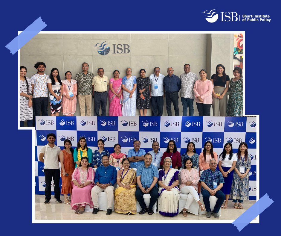 How can we achieve #HealthcareForAll in India? Experts convened at a workshop 9-10 May @ISBedu #Mohali Campus to discuss solutions! They emphasised collaboration, evidence-based approaches & community engagement for a more equitable system. Read more: tinyurl.com/4x3xa2hj.