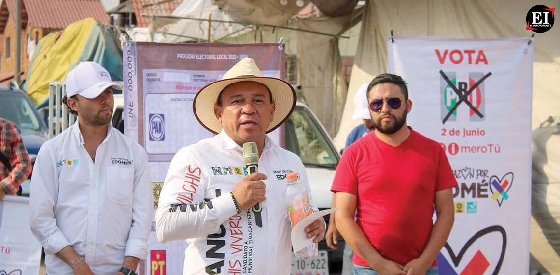 Refrenda @ManuelVilchisMV su #apoyo a los #productores

El #candidato a la #PresidenciaMunicipal de #Zinacantepec acudió a las #comunidades de #LaJoya y #Raíces, donde recibió el apoyo de los habitantes.
Tags: @pan_edomex @PRDEstado @PRI_EDOMEX @NAedomex
elinformante.mx/?p=53997