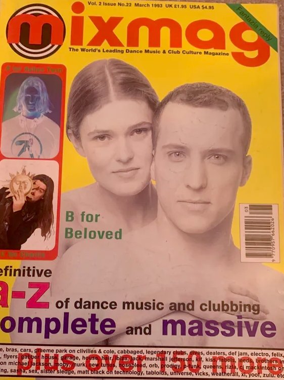 Mixmag Magazine / March 1993 - Beloved #ILoveThe90s #1990s #80s90s #90s