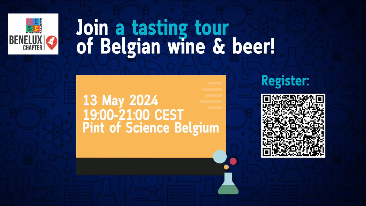 Our Benelux Chapter @BeneluxMCAA invites members to join them at @pintofscienceBE next week for a tasting tour of Belgian beer & wine science 🍺🍷 🗓️ May 13 ⏰ 19:00–21:00 CEST 📍Spéciale Belge Taproom, Antwerp The Chapter gives a limited number of tickets for the activity on a…