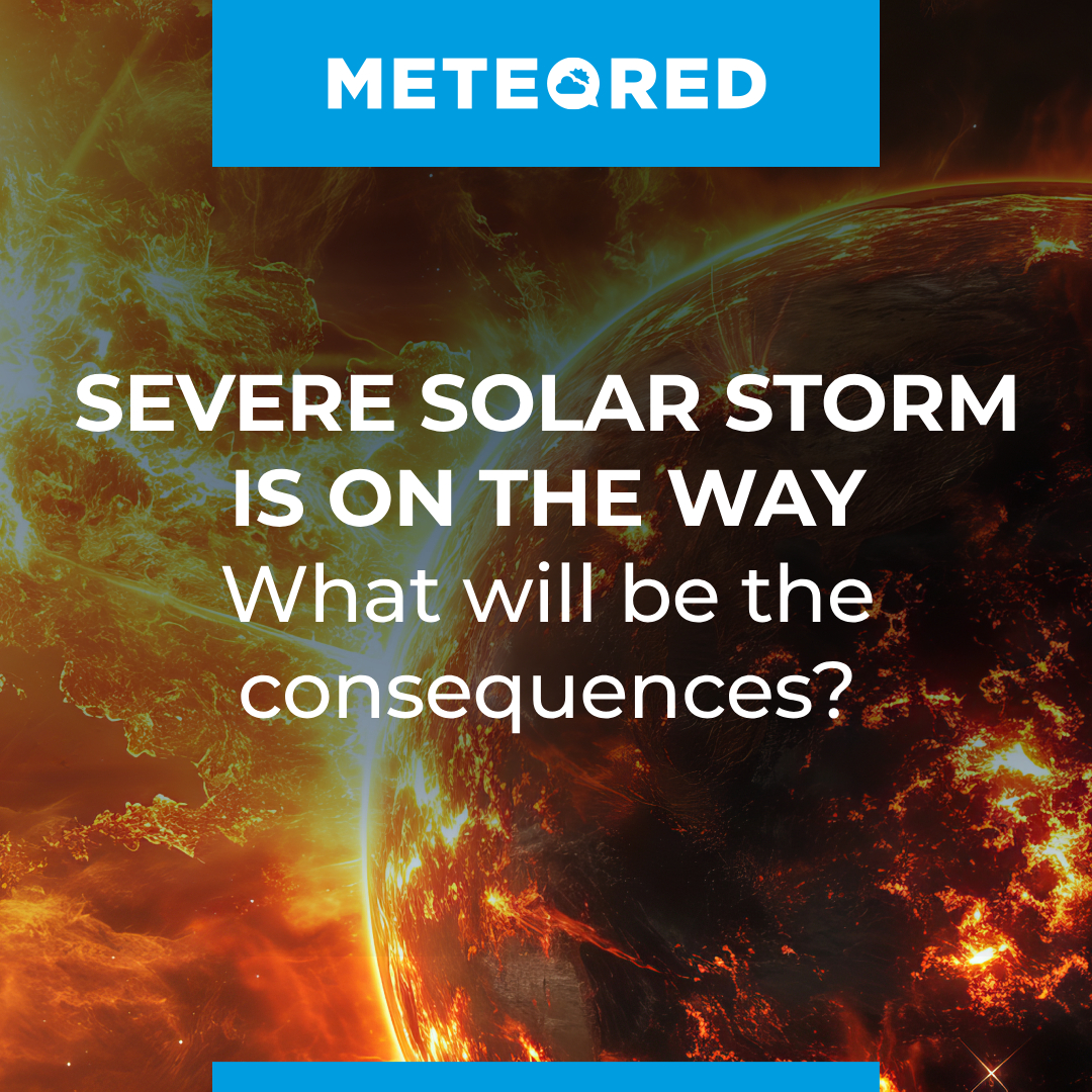 🔴 Tomorrow a powerful #geomagnetic storm (G4) will hit the Earth 💥💨 🌍.

🗞️ The analysis of the expert in space-geophysics, @MargheritaErriu for Meteored. yourweather.co.uk/news/science/t…