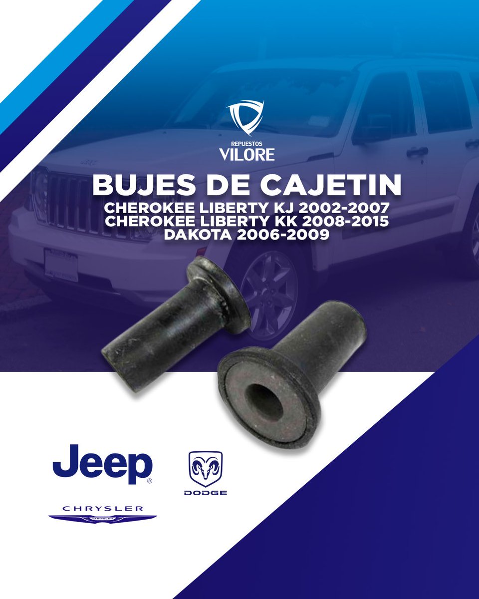 𝐁𝐔𝐉𝐄𝐒 𝐃𝐄 𝐂𝐀𝐉𝐄𝐓𝐈𝐍🚗

En nuestras tiendas encontrarás todos los repuestos originales y de alta calidad para realizar el mantenimiento preventivo de tu vehículo 😎¡𝐂𝐎𝐍𝐓𝐀𝐂𝐓𝐀𝐍𝐎𝐒!
📩Por DM 
📲0414-410-4468
📧Ventas@grupovilore.com