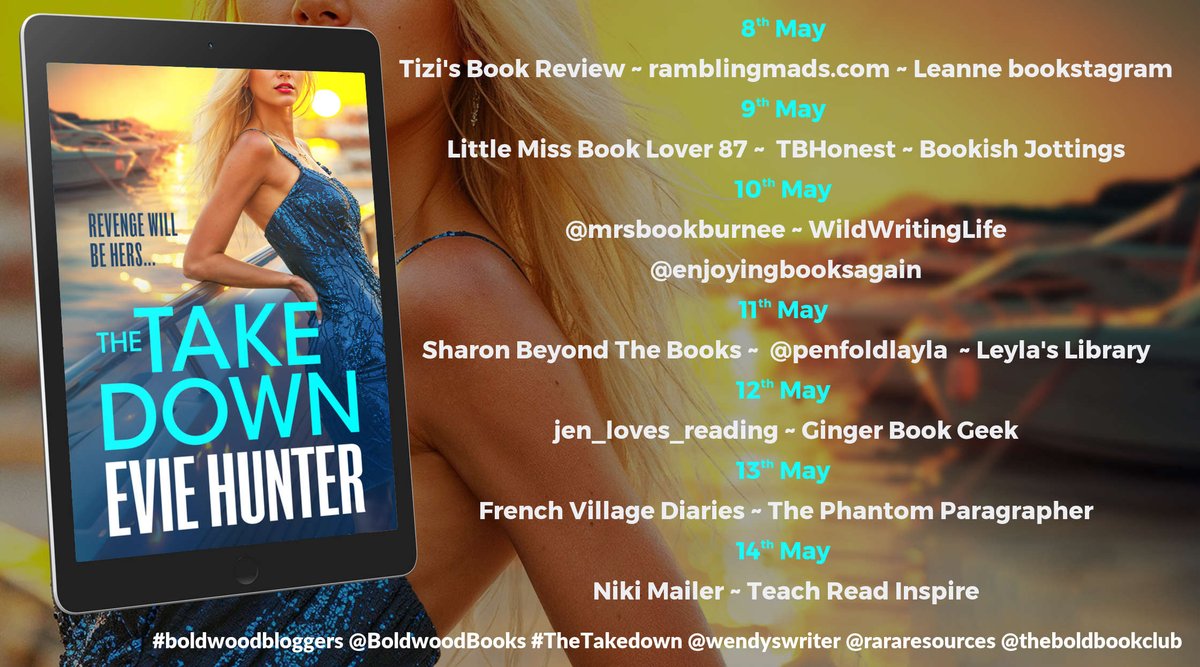 'Full of luxury, glorious settings, interesting but oh so devious characters' says @mrsbookburnee about #TheTakedown by @wendyswriter instagram.com/p/C6yPMkoCWbr/… @BoldwoodBooks