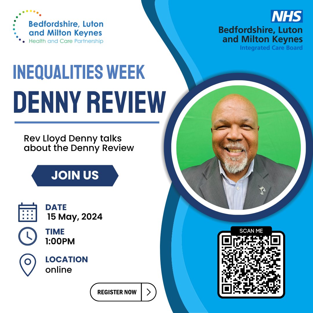 A series of webinars are being hosted next week to share some of the work taking place to reduce health inequalities in Bedfordshire, Luton and Milton Keynes (BLMK). elft.nhs.uk/news/health-in… @EdwinCCN @SarahKhanNHS