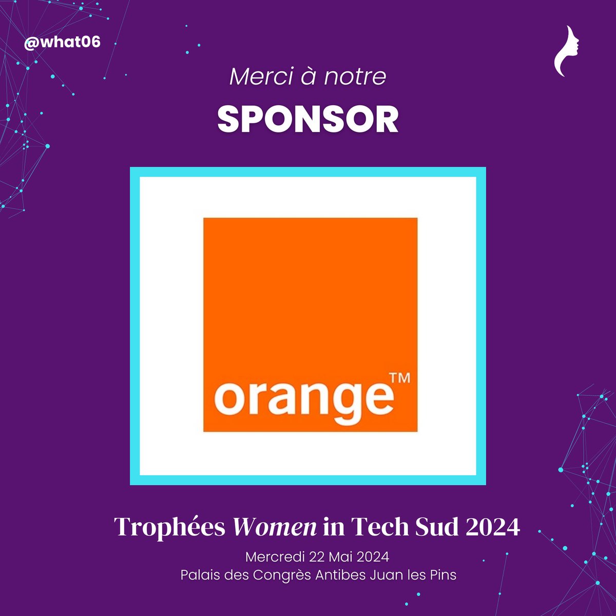 📣 Merci à Orange de soutenir les Trophées Women In Tech Sud 2024 🙏
La Direction Orange Grand Sud Est est ravie d'être partenaire de What 06 pour les trophées Women In Tech depuis leur création il y a 5 ans. 

🎟️Inscription gratuite : helloasso.com/associations/w…
#TWITS2024