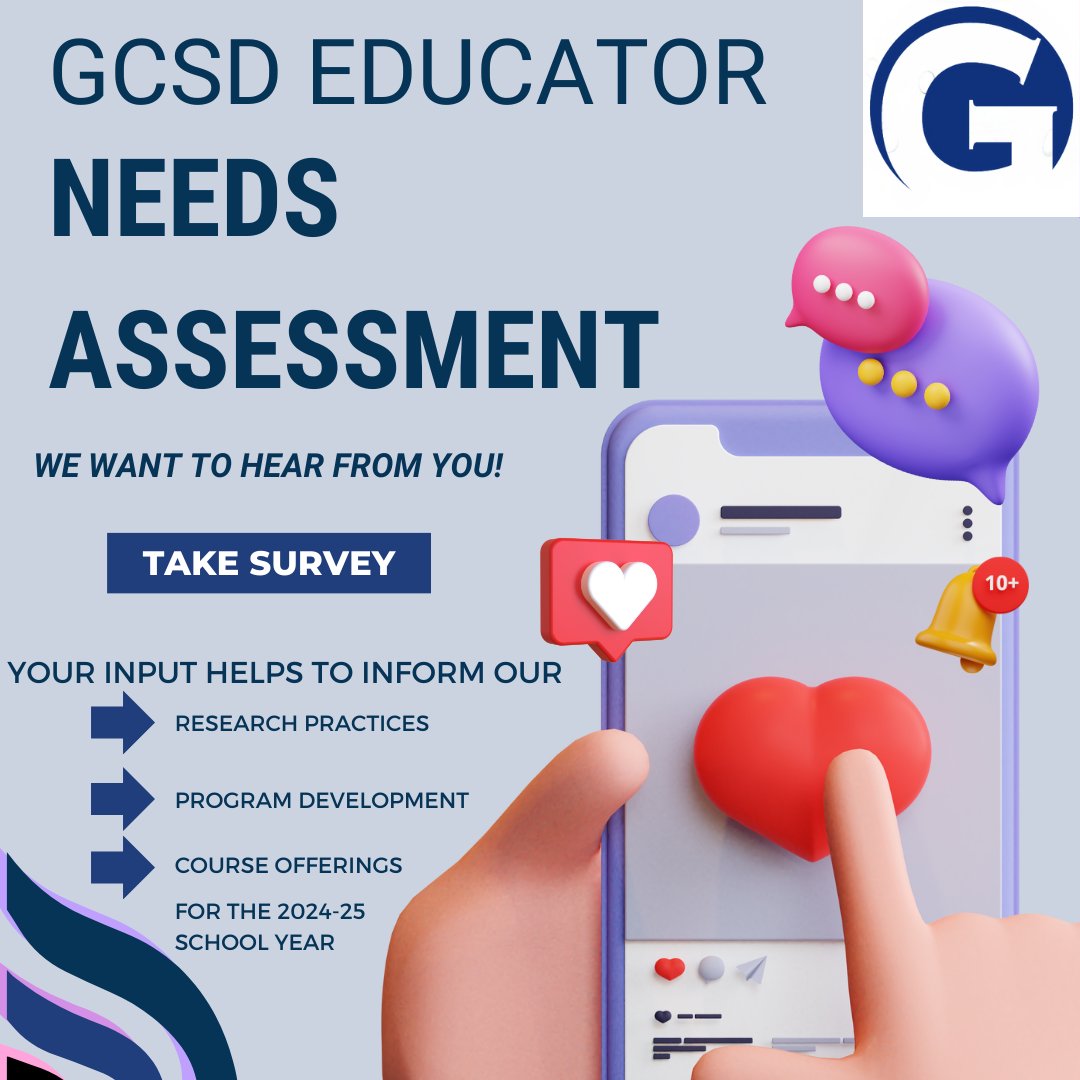 In collaboration with @GreeceCentral @GreeceTeachers we are currently collecting responses for our Educator Needs Assessment. Help us identify which PL will be most beneficial for you. Response deadline: June 1, 2024 Avail. @ forms.gle/jVQRSLwaMMGFKx…
