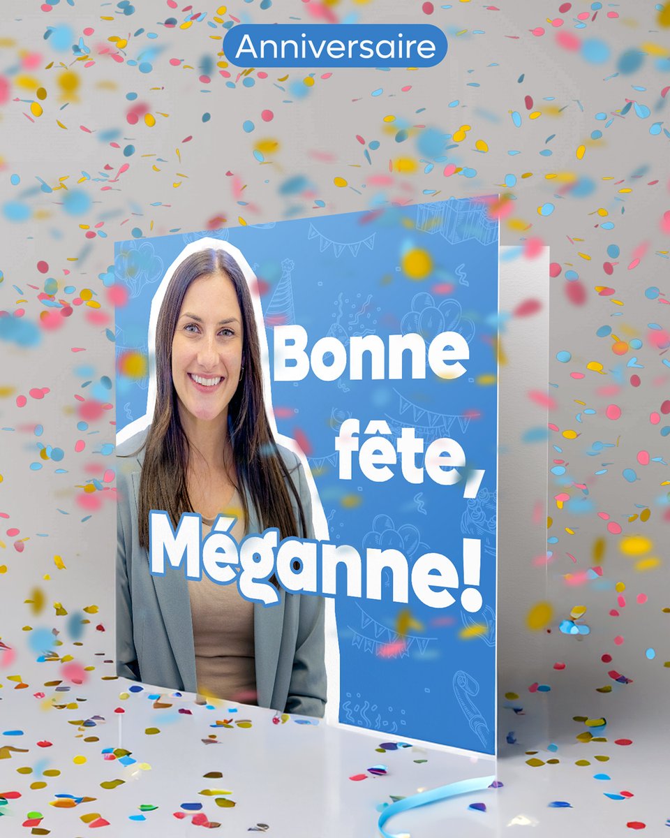 Notre chère Méganne, c'est à ton tour, de te laisser parler d'amour... 💙 Joignez-vous à nous pour souhaiter un joyeux anniversaire à notre porte-parole nationale @MeganneMelancon!