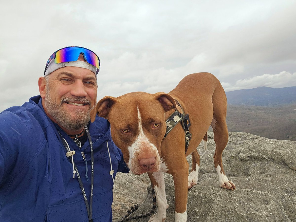 This Week is #NationalPetWeek Let's See Yours! Here's My Boy Rocko The Adventurer Dog! A Bull Boxer and My Road Dog 🐕 #EJ #Rocko #Adventures #DogDad #DogsLife #Pets #ESA #Dogo  #ServiceDog #WorkingPup  #ShowMeYourPitties  @AnimalPlanet @NatGeo @Discovery @NakedAndAfraid