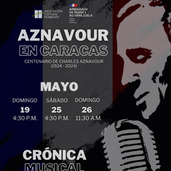 Aznavour, en su centenario, canta en Caracas. Una oportunidad de recordar a uno de los grandes de la canción francesa. @Asohumboldt @EmbaFrancia Mayte Navarro (@mainav) nos cuenta los detalles: pasionpais.net/eventos-2/