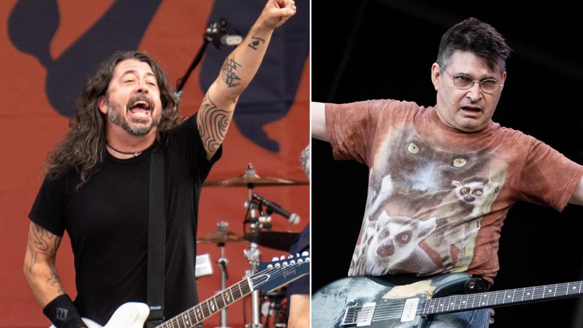 Dave Grohl honored Steve Albini during @FooFighters' concert in Charlotte on Thursday night by dedicating the band's performance of 'My Hero' to the In Utero producer: 'For those of you who know, you know.' → cos.lv/3xTJ50RBtyP