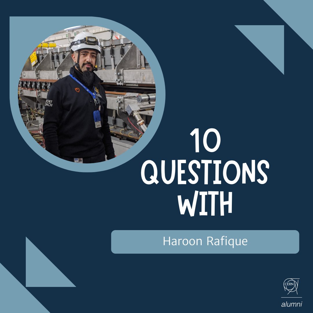 Check out our latest #10questions interview with #CERNAlumni Haroon Rafique for valuable advice on professional growth.

Interested in Haroon's journey from CERN? Full interview:  alumni.cern/news/1988803