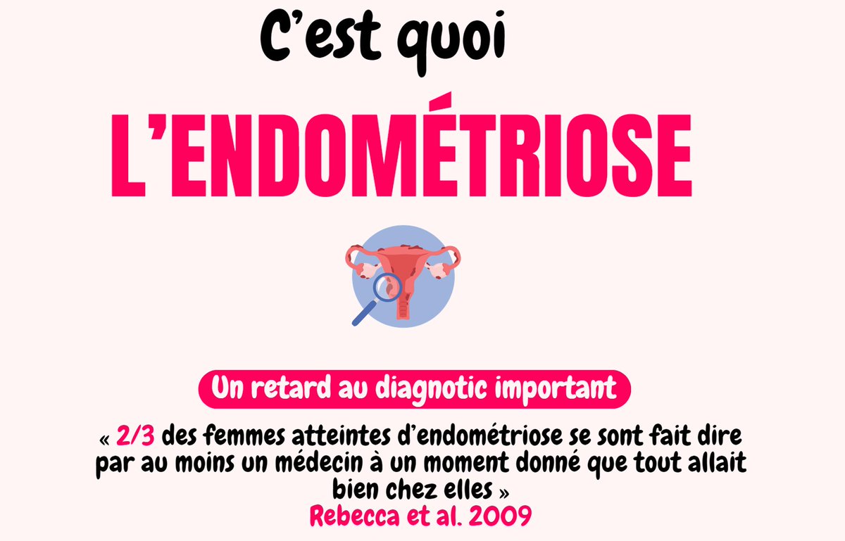 Thread sur une autre maladie fréquente touchant 1 femme sur 10 : l'endométriose, qui est à l'origine de règles douloureuses et d'infertilité