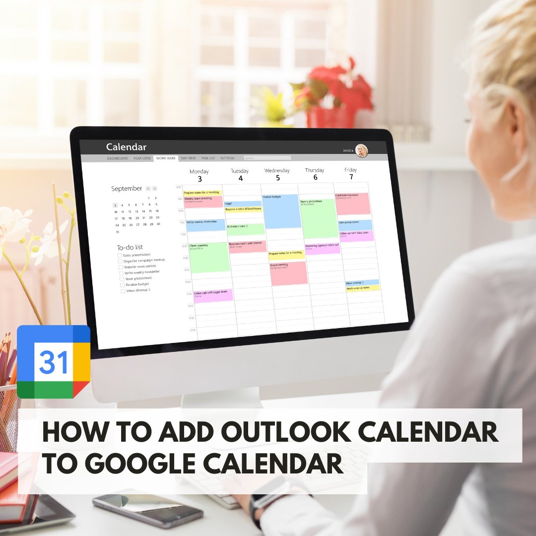 Add your Outlook calendar to Google Calendar and track all your events in one place 📅 bit.ly/46igzfZ

#googleworkspace #googlecalendar #productivitytips